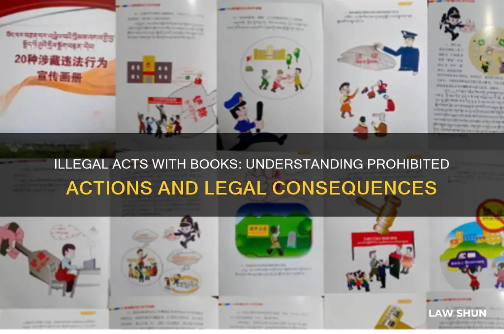 what is it against the law to do with books