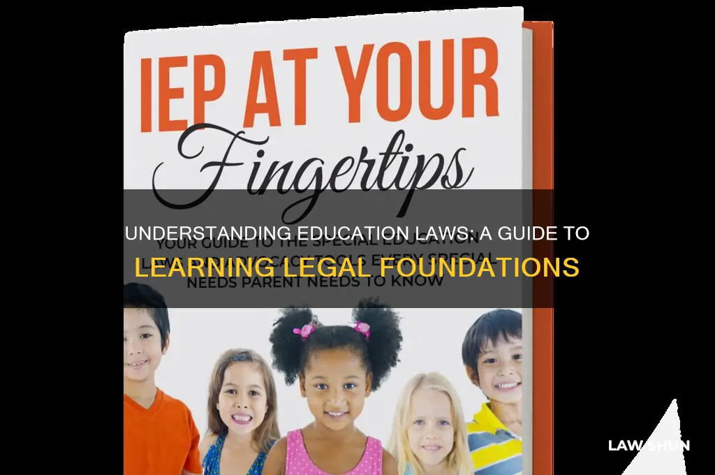 what is it to learn about the laws in education