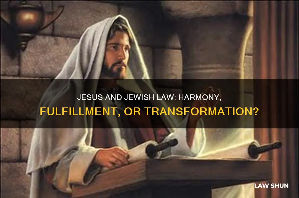 what is jesus relationship to the jewish law give examples