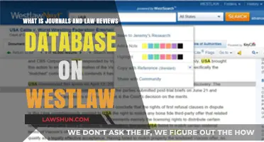 Westlaw's Journals and Law Reviews Database: A Comprehensive Legal Research Tool