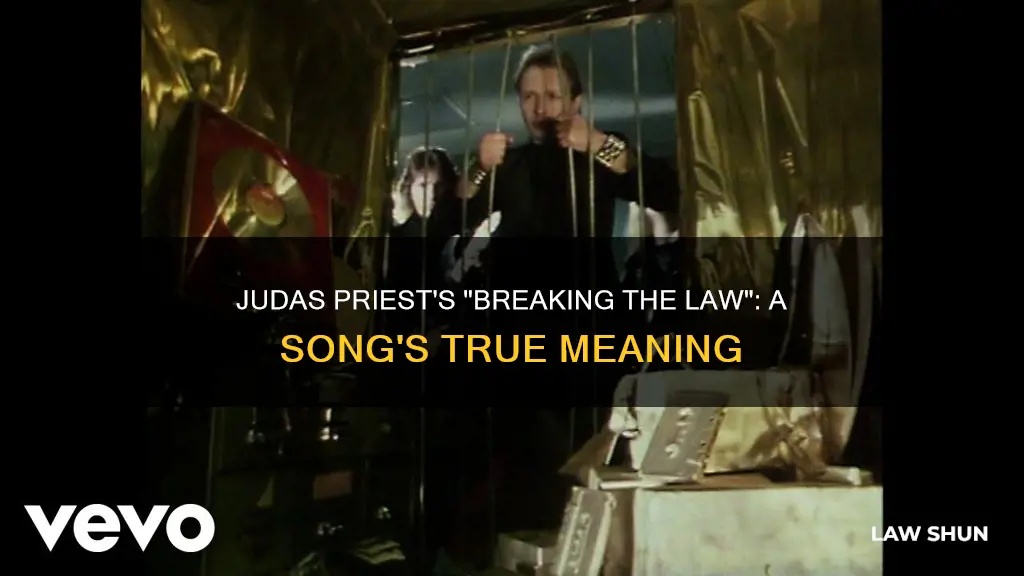 what is judas priest breaking the law about