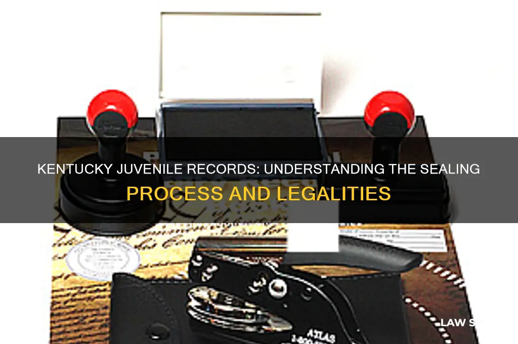 what is kentucky law regarding juvenile records being sealed