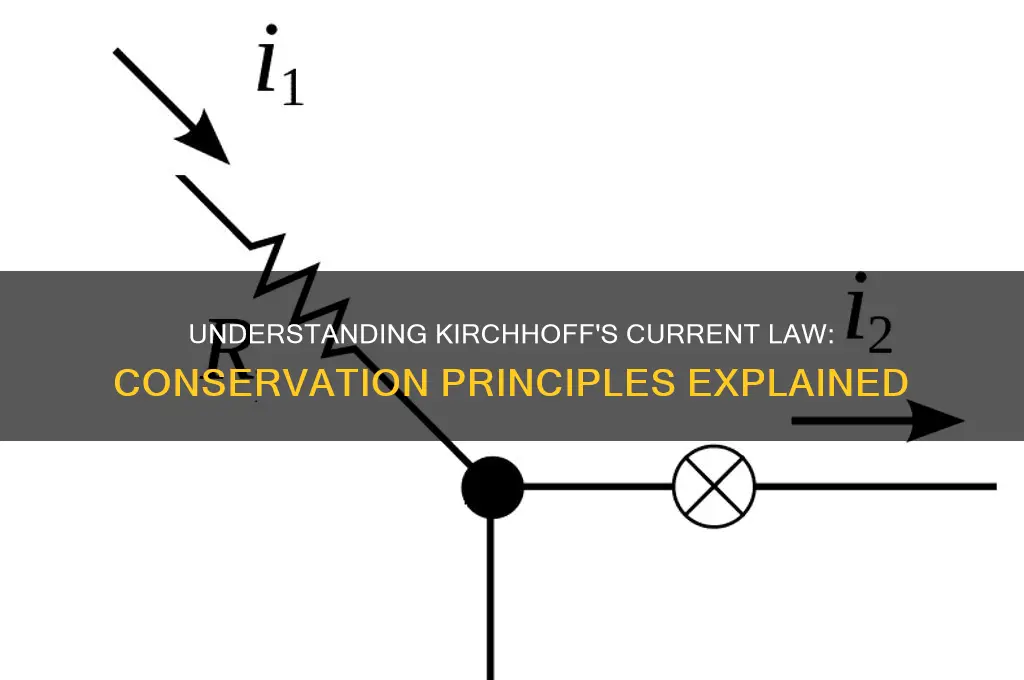 what is kirchhoff law of current what does it conserve