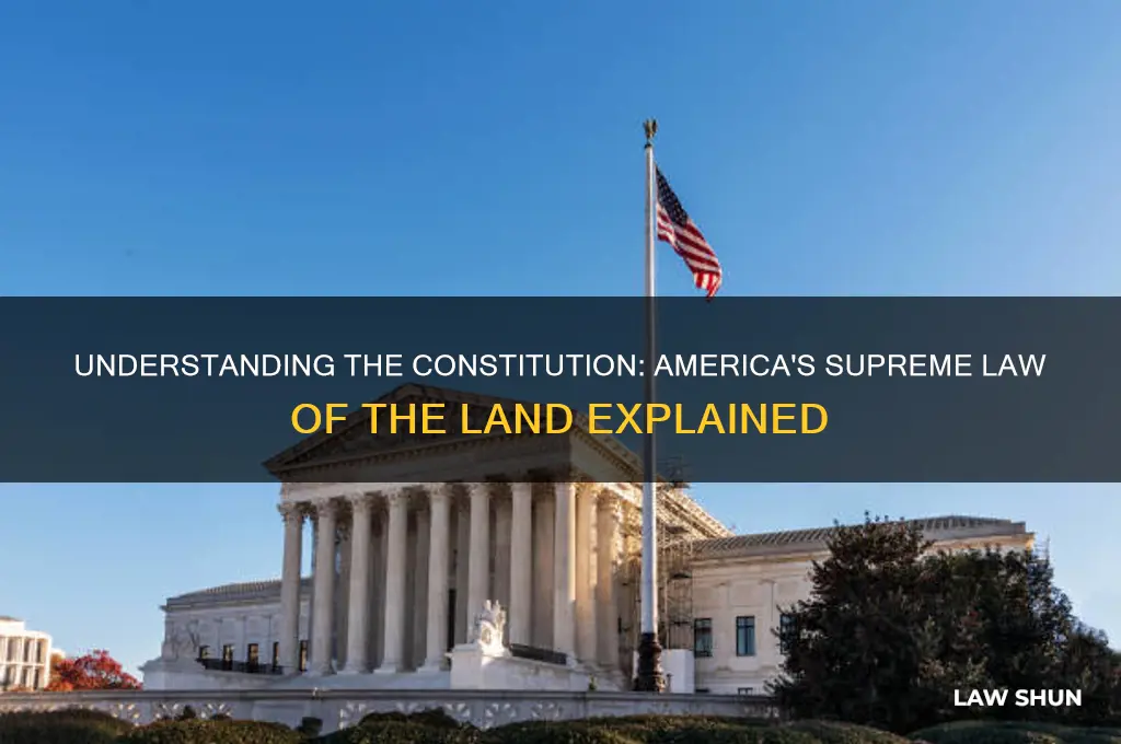 what is known as the supreme law of the land