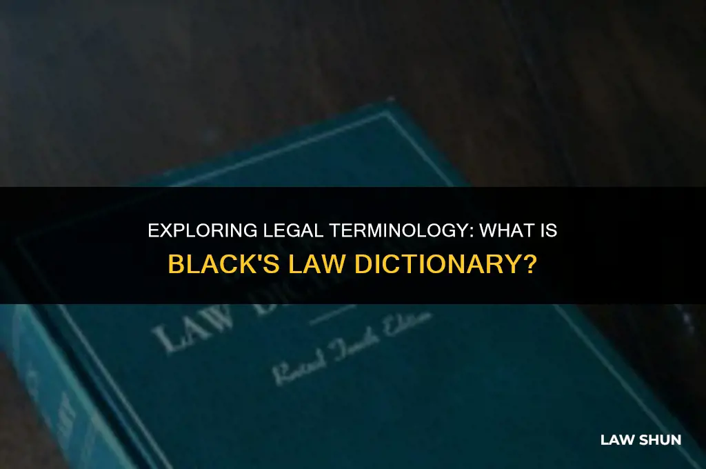 what is law black law dictionary