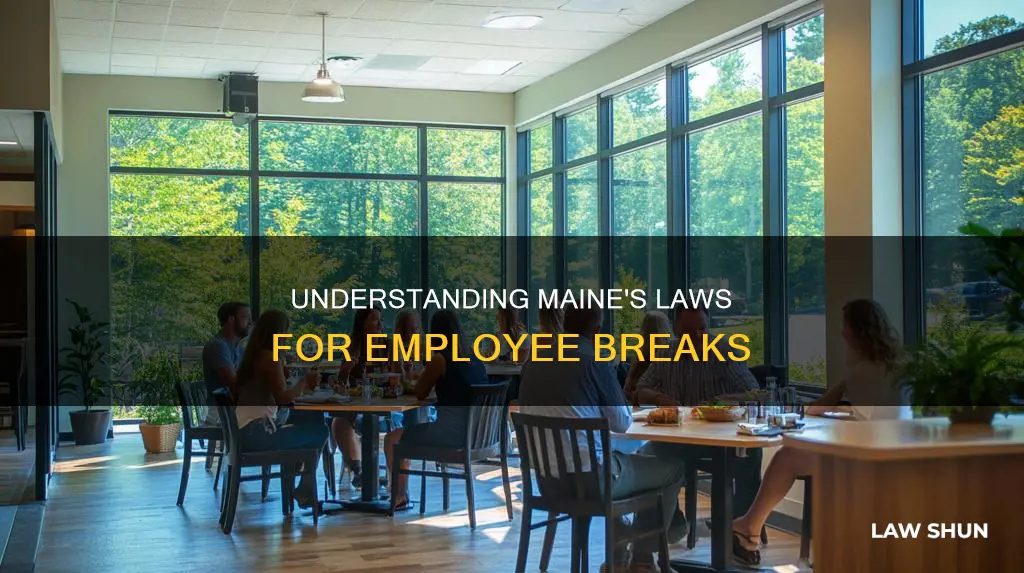 what is law for breaks maine