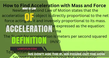 Understanding the Law of Acceleration: Definition, Principles, and Applications
