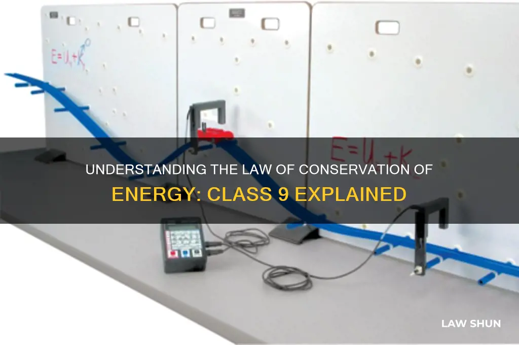 what is law of conservation of energy class 9
