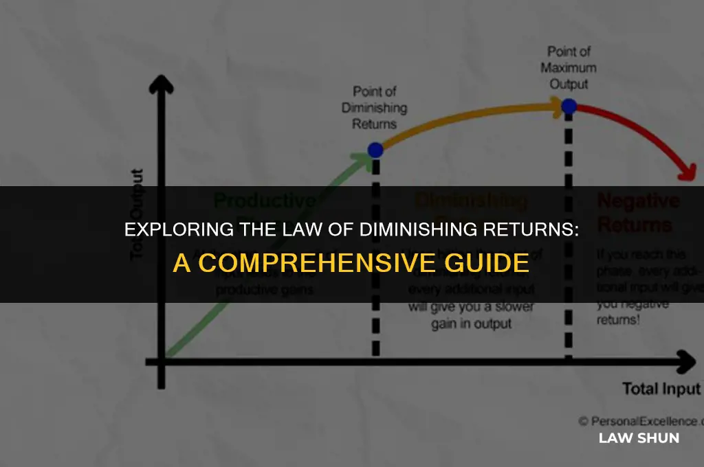 what is law of diminishing returns