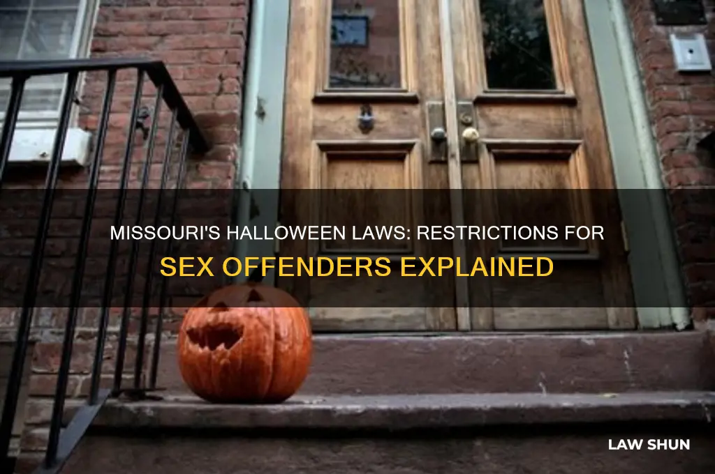 what is law on halloween and sex offenders in missouri