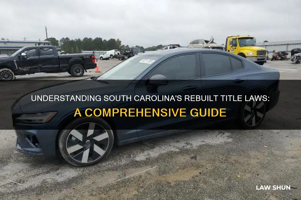what is law on on rebuilt titles in south carolina