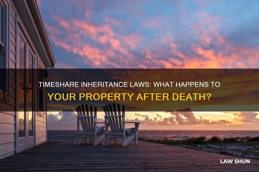 what is law regarding timeshare at time of death