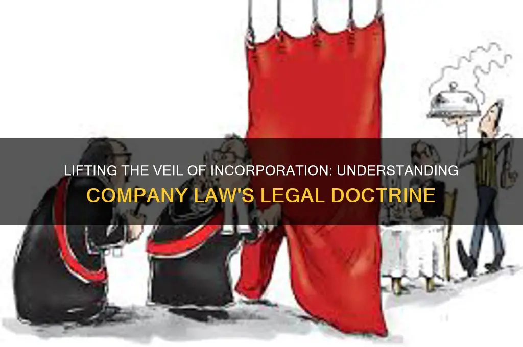what is lifting the veil of incorporation in company law