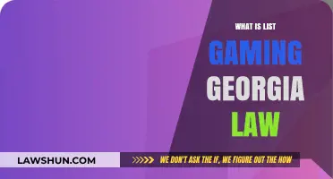 Understanding Georgia's List Gaming Laws: A Comprehensive Legal Overview