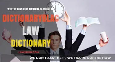 Understanding Low-Cost Strategy: Black's Law Dictionary Definition Explained