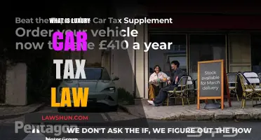 Understanding Luxury Car Tax Laws: What You Need to Know