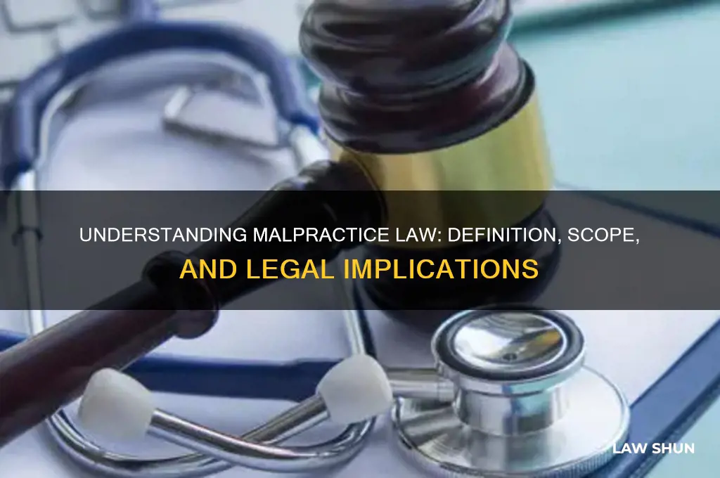 what is malpractice law definition