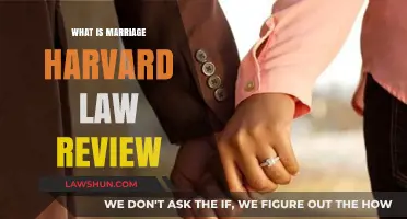 Understanding Marriage: A Legal Perspective via Harvard Law Review