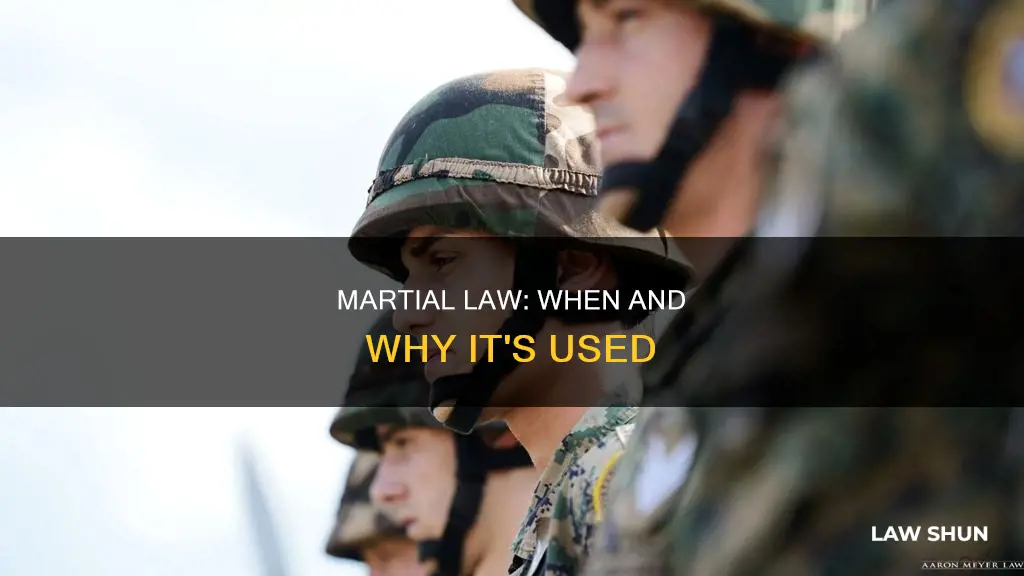 what is martial law and when can it be used