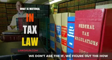 Tax Law Materials: What's the Substance?
