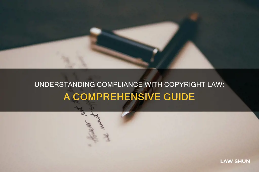 what is meant by compliance with copyright law