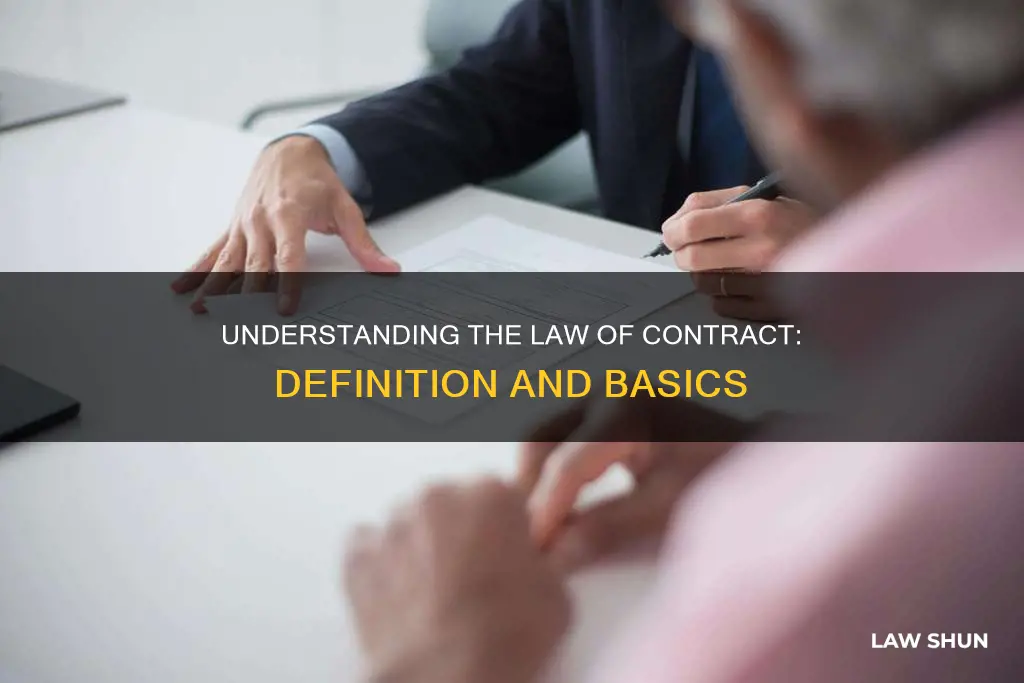 what is meant by the term law of contract