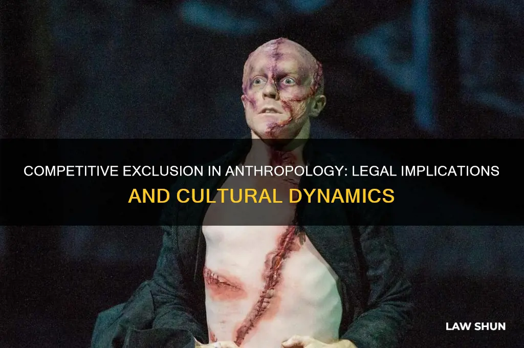 what is meant of the law by competitive exclusion anthropology