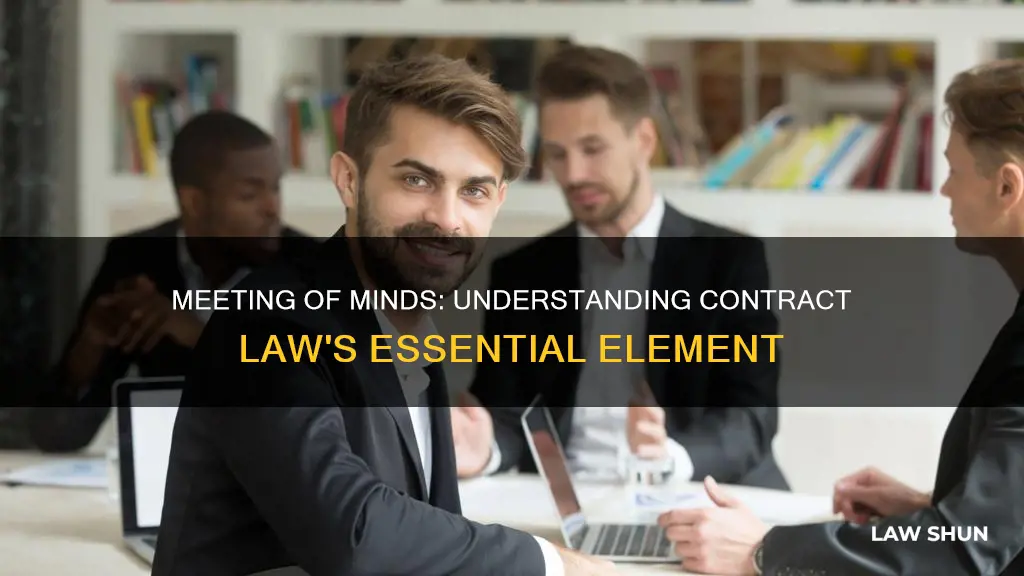what is meeting of the minds in contract law