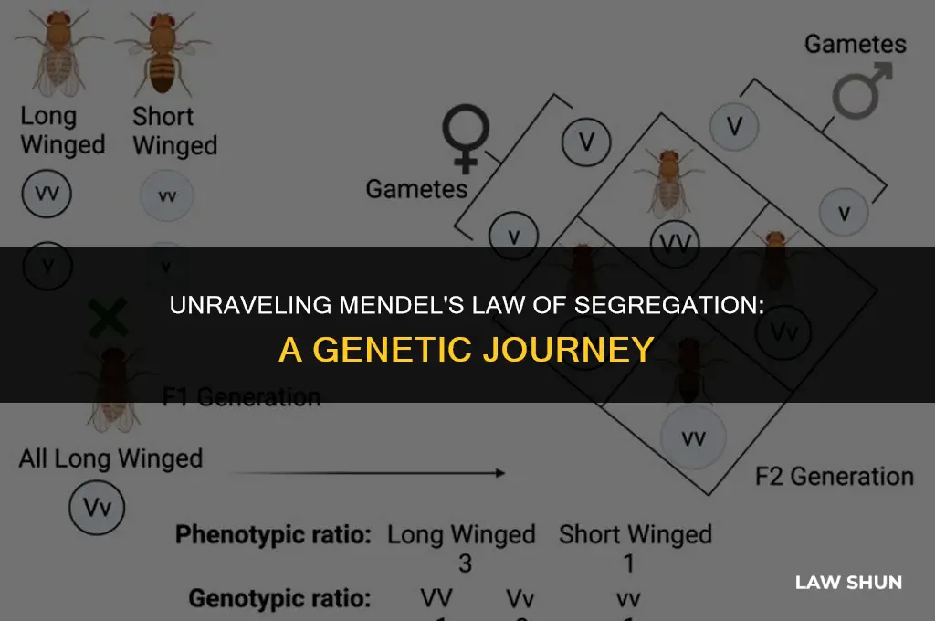 what is mendels law of segregation