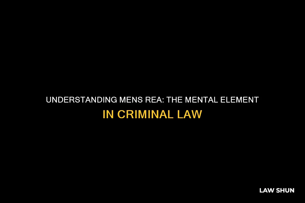 what is mens rea in law