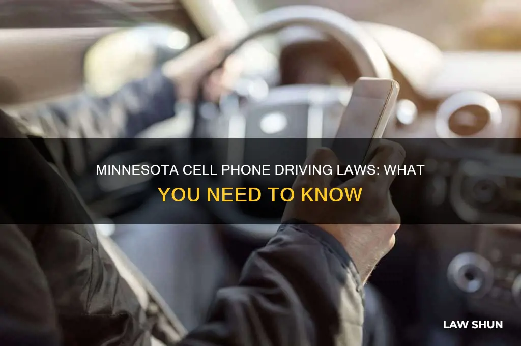 what is minnesota law for cell phone driving in minnesota