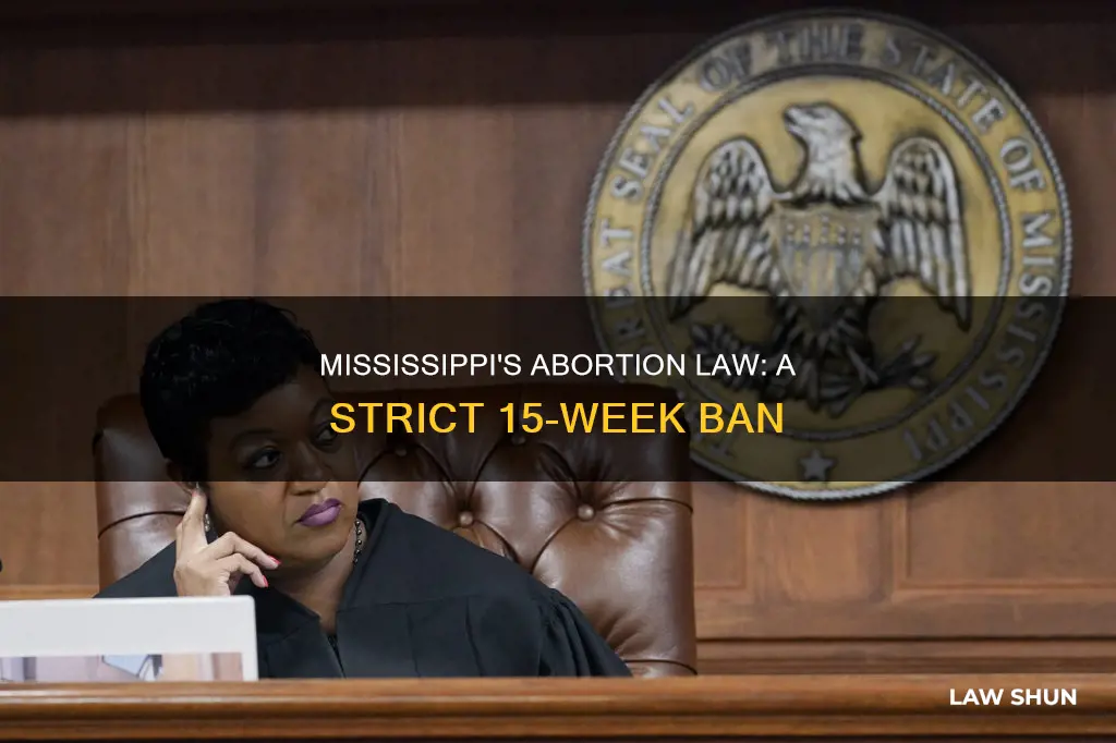 what is mississippi 15 week abortion law