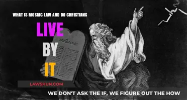 Understanding Mosaic Law: Its Relevance to Christian Faith and Practice