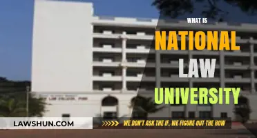Law Education: National Law University Explained