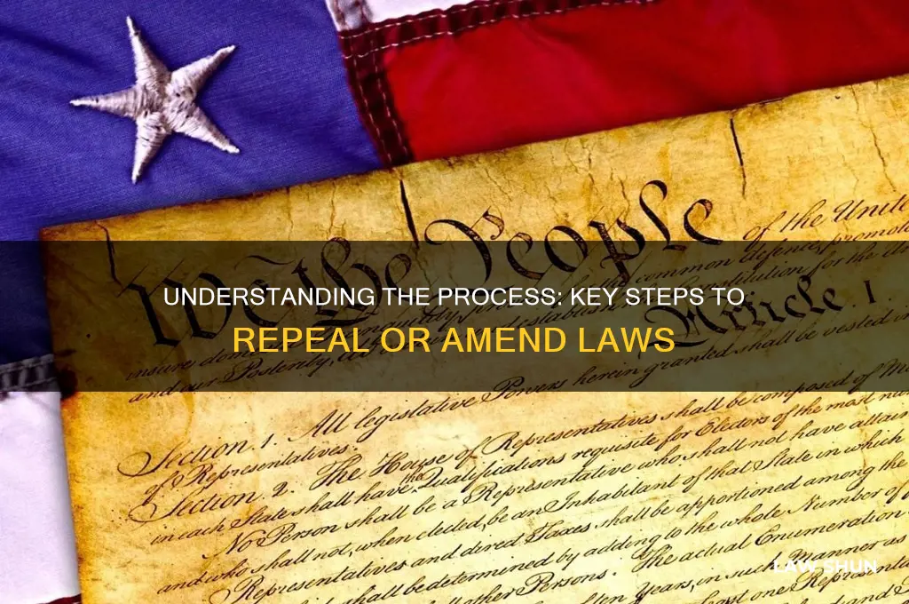 what is needed to remove laws