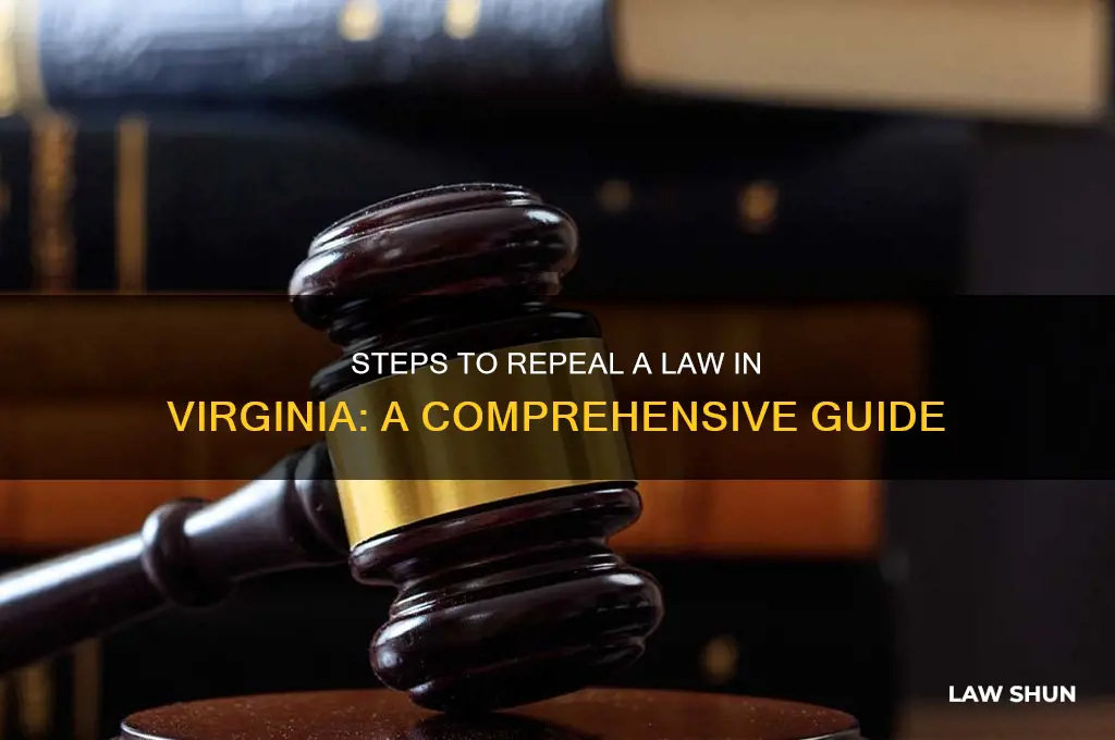 what is needed to take down a law in virginia