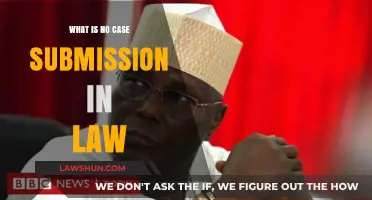 Understanding No-Case Submission in Law