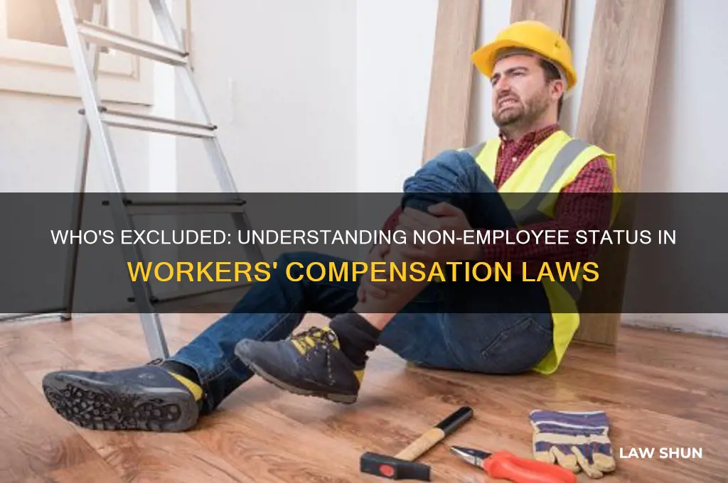 what is not considered an employee under workers compensation laws