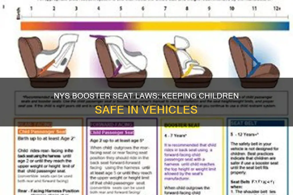 what is nys law for childrens booster seats in vehicles