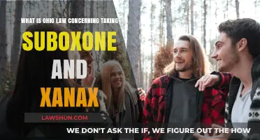 Ohio Law: Suboxone and Xanax Use – What You Need to Know