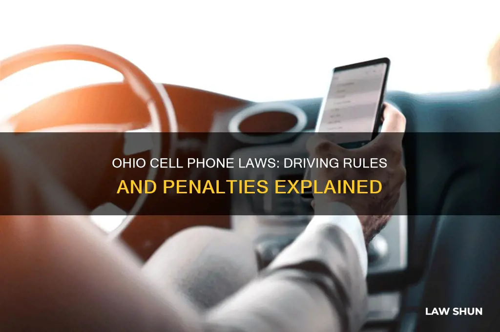 what is ohio law on cell phones while driving