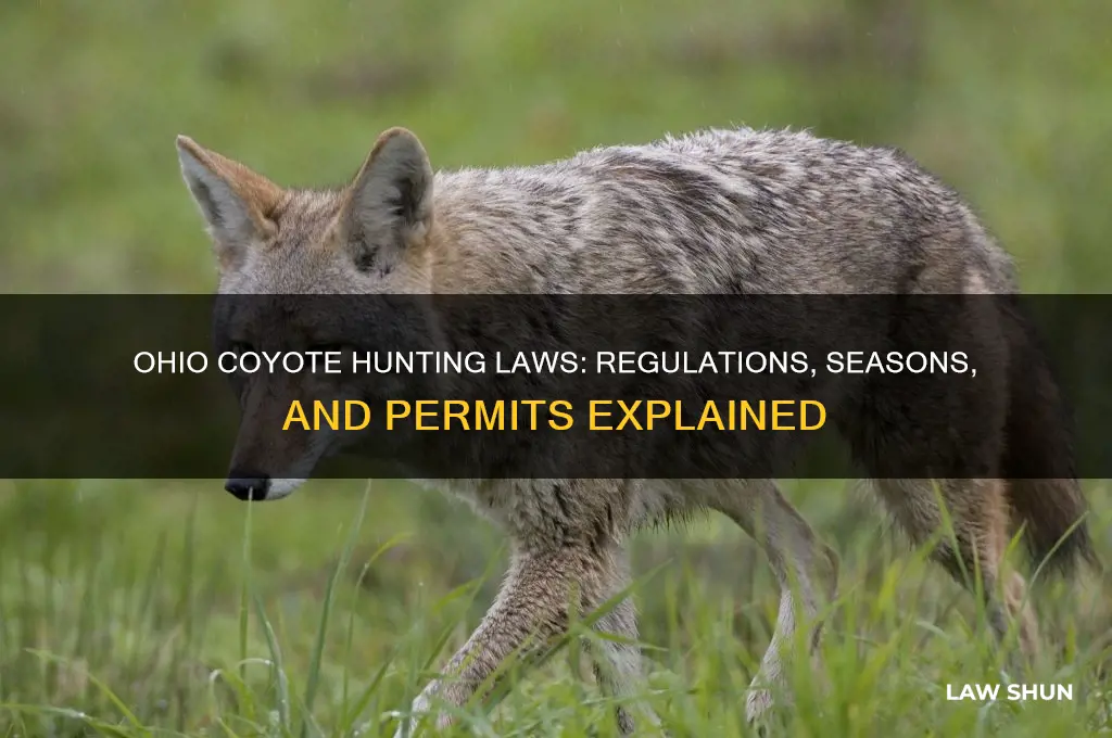 what is ohio law on coyote hunting