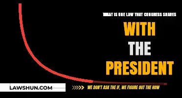 Shared Power: The Law Congress and the President Both Wield