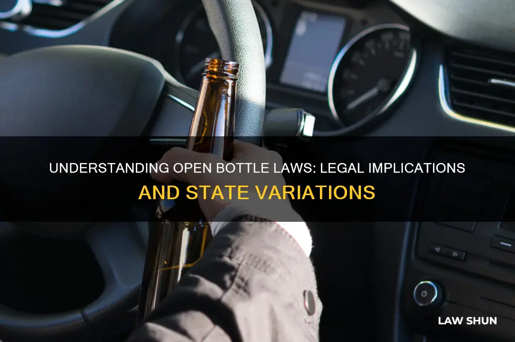 what is open bottle law