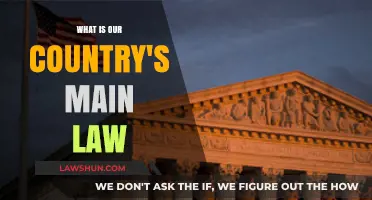 Understanding the Supreme Law: Our Country's Main Legal Framework Explained