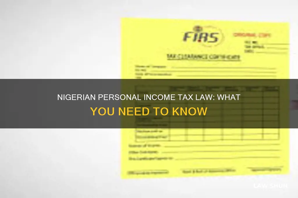 what is personal income tax under the nigerian law