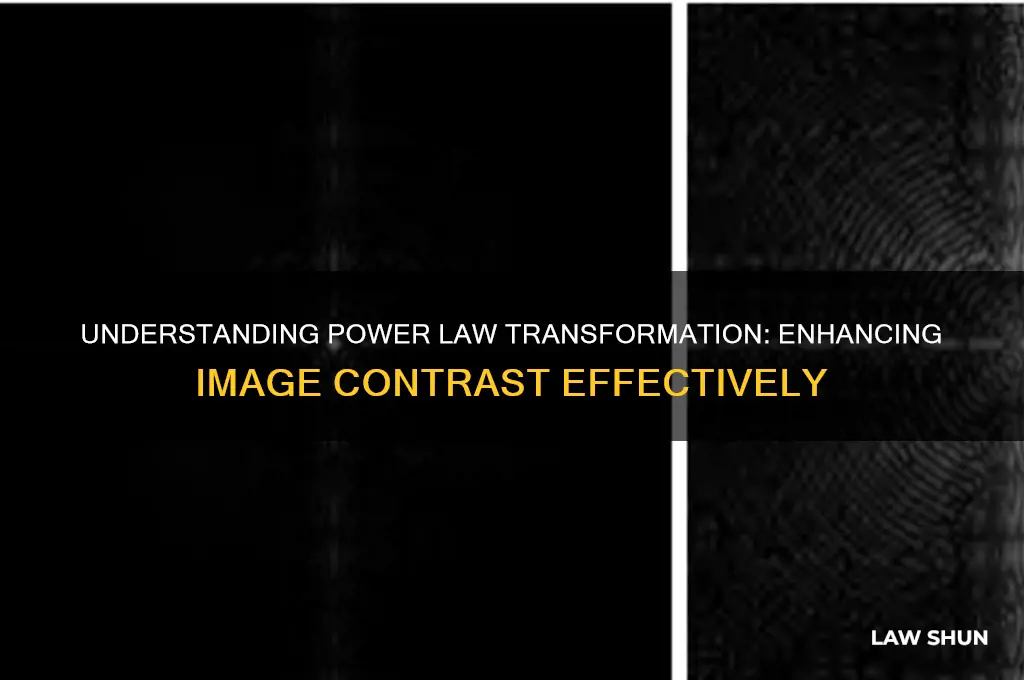 what is power law transformation