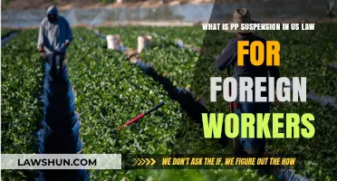 Understanding PP Suspension in US Law for Foreign Workers