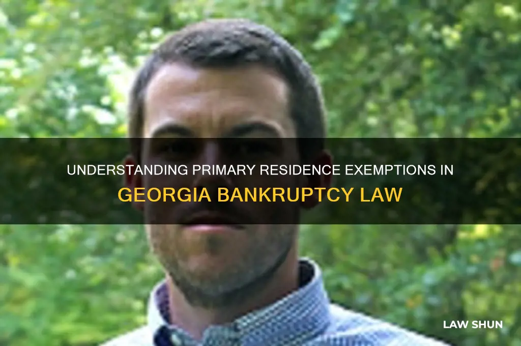what is primary residence under bankruptcy law in georgia
