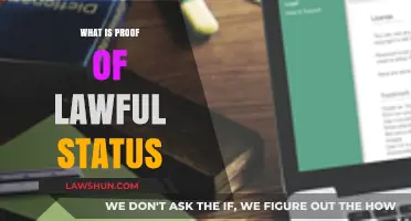 Understanding Proof of Lawful Status: A Comprehensive Guide